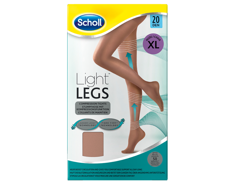 Колготки компрессионные Sholl Light Legs 20 Den XL Телесный (SUN2432)