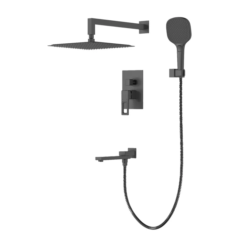 Душевая система встроенная KOER KB-66009-07 3 функции Графит (KR5991) Душевая система встроенная KOER KB-66009-07 3 функции Графит (KR5991)