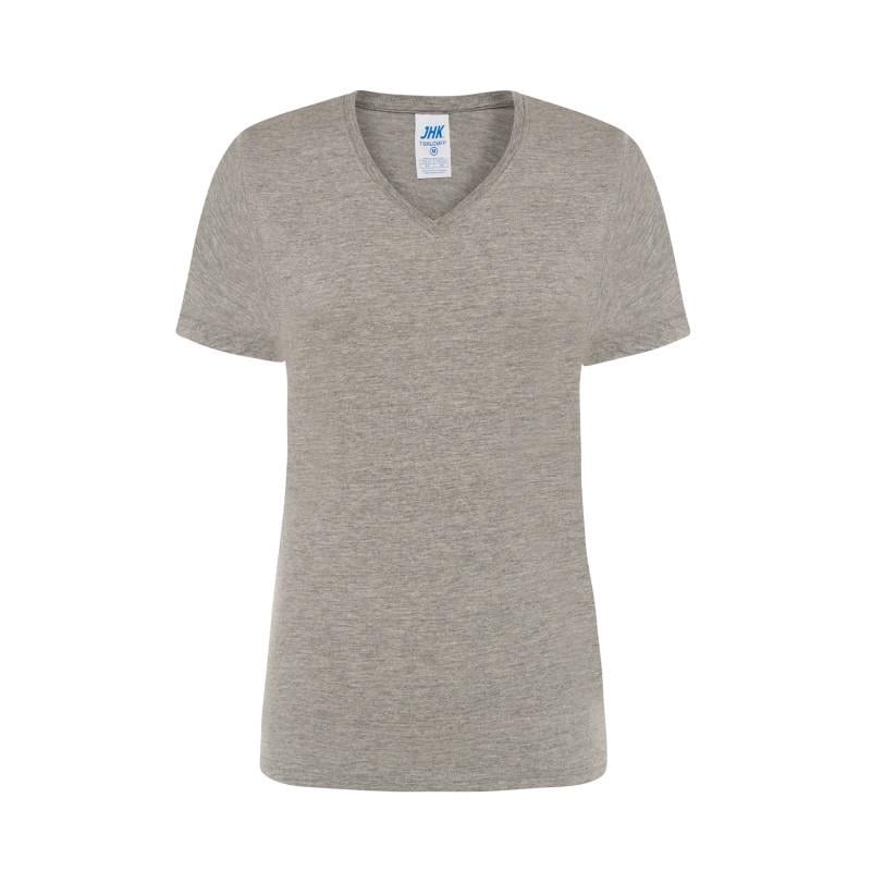 Футболка JHK LADY COMFORT V-NECK XL Темно-серый меланж (GM) Футболка JHK LADY COMFORT V-NECK XL Темно-серый меланж (GM)