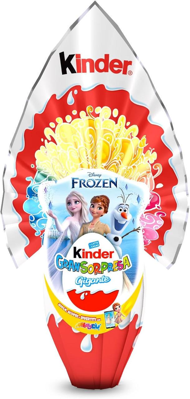Шоколадне яйце Kinder GranSorpresa Gigante Frozen Холодне серце 320 г (2552208610)