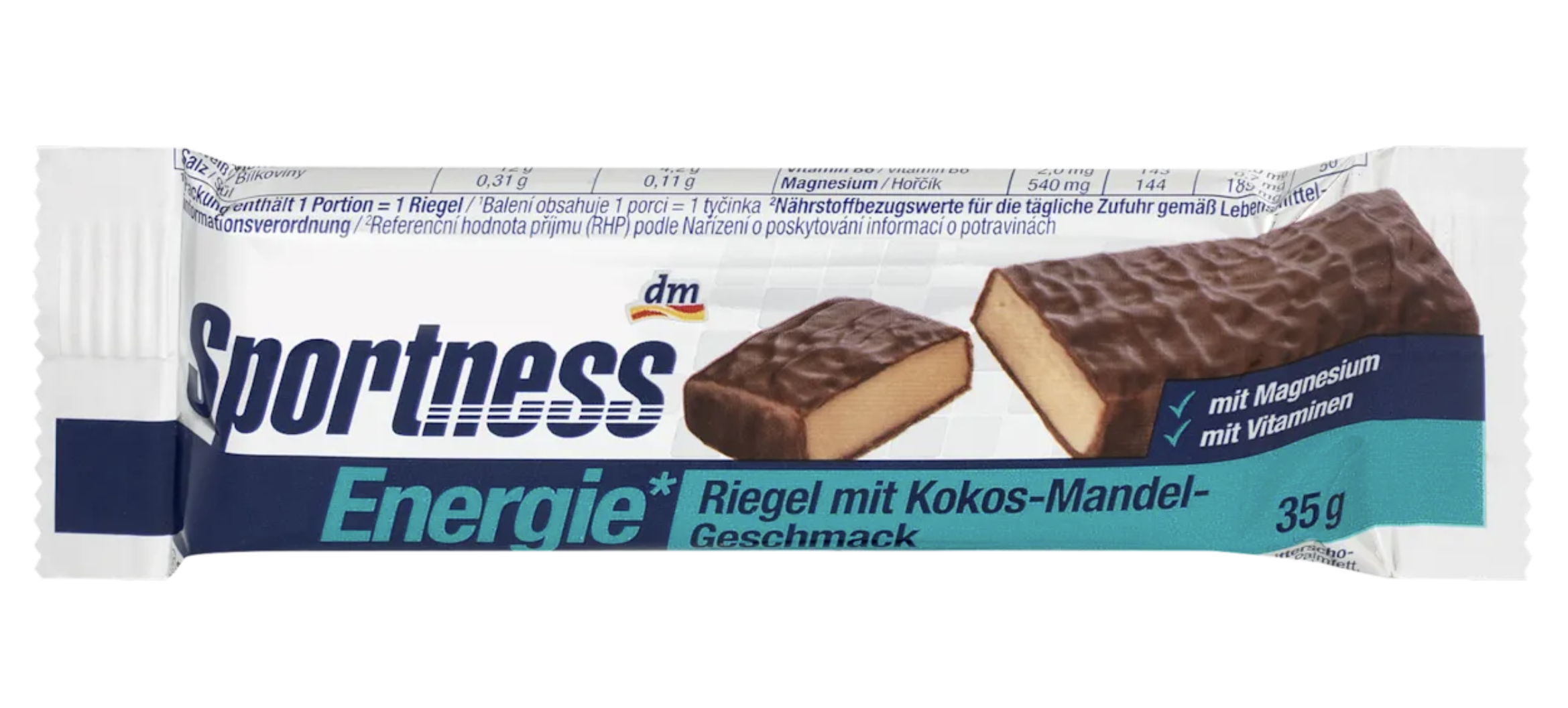 Батончик енергетичний Sportness Energie кокос-мигдаль 35 г (EPI-29012026-122)