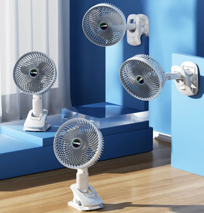 Вентилятор ручний Clip+mobile stand VNA10034 USB акумуляторний з прищепкою (26891934) - фото 12