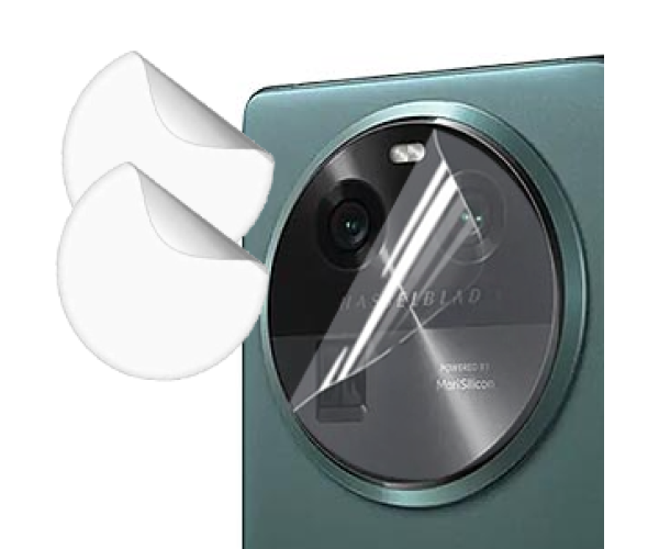 Противоударная гидрогелевая пленка Hydrogel Film для Oppo Find X6 на камеру 3 шт, Transparent