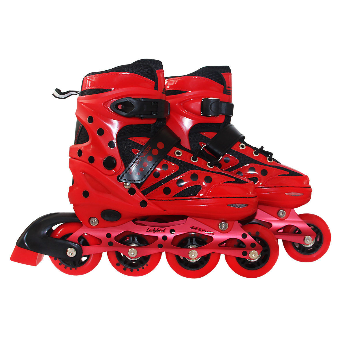 Роликовые коньки SportVida 4в1 SV-LG0023 р. 35-38 Red - фото 3