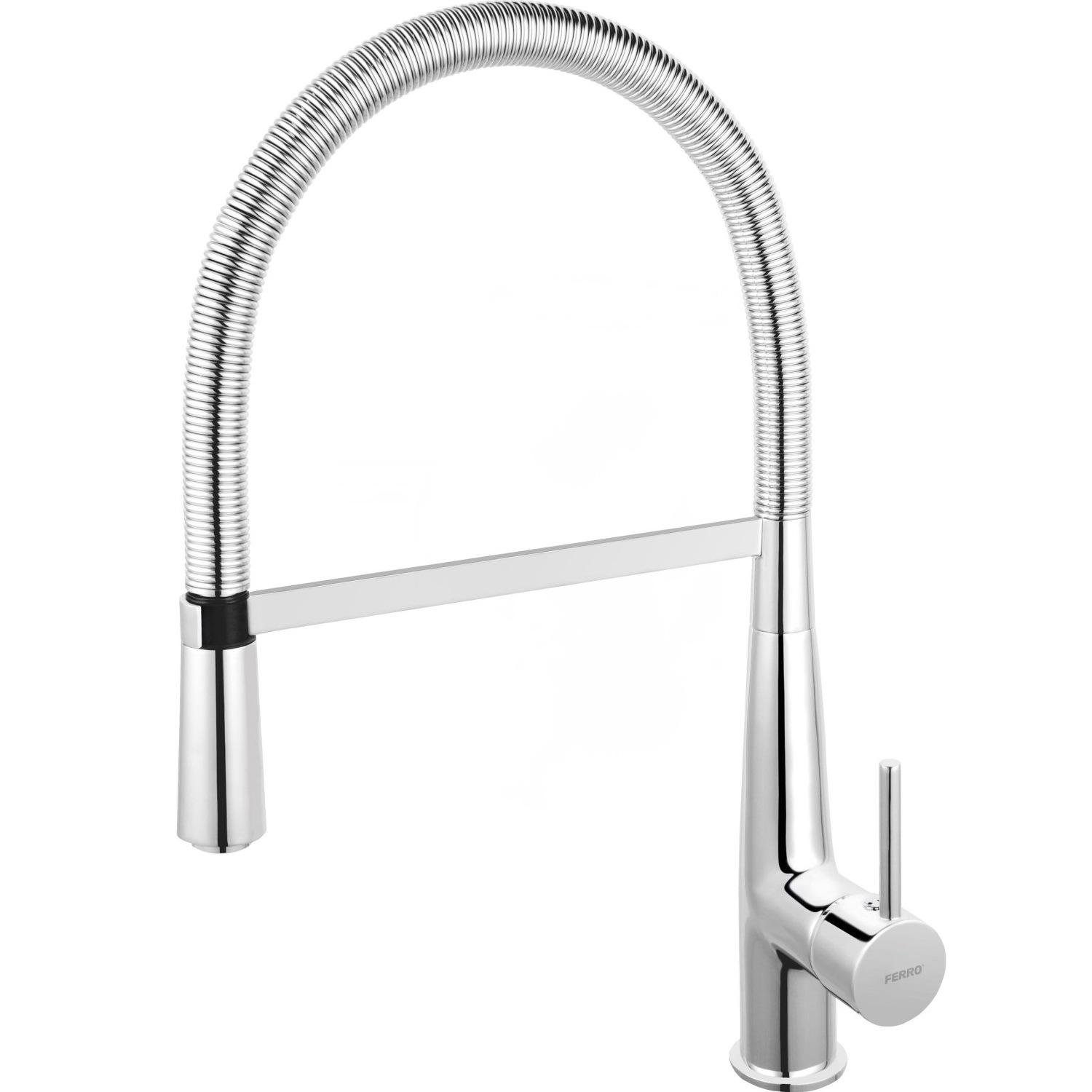 Смеситель для кухни Ferro Sonata BNA4 с гибким изливом Хром (175080)