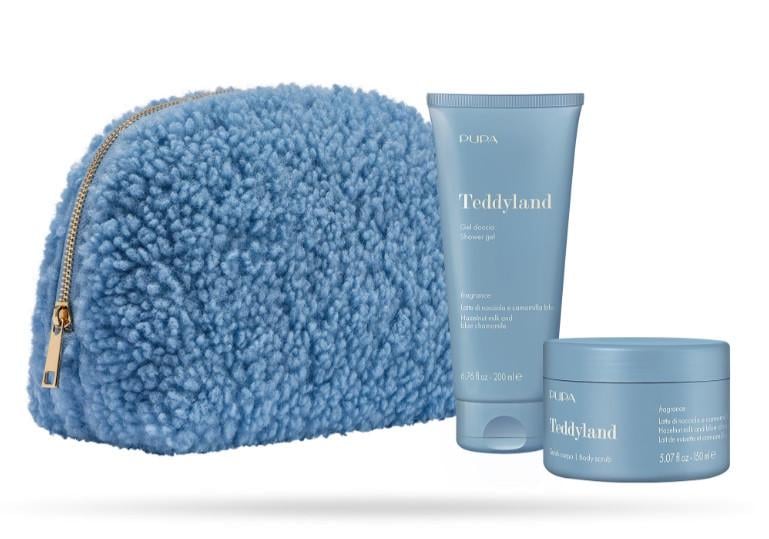 Набор гель для душа/скраб Pupa TeddyLand Kit Scrub Corpo/Shower Gel Milk Hazelnut and Blue Chamomile 150 мл/200 мл (2815240137)