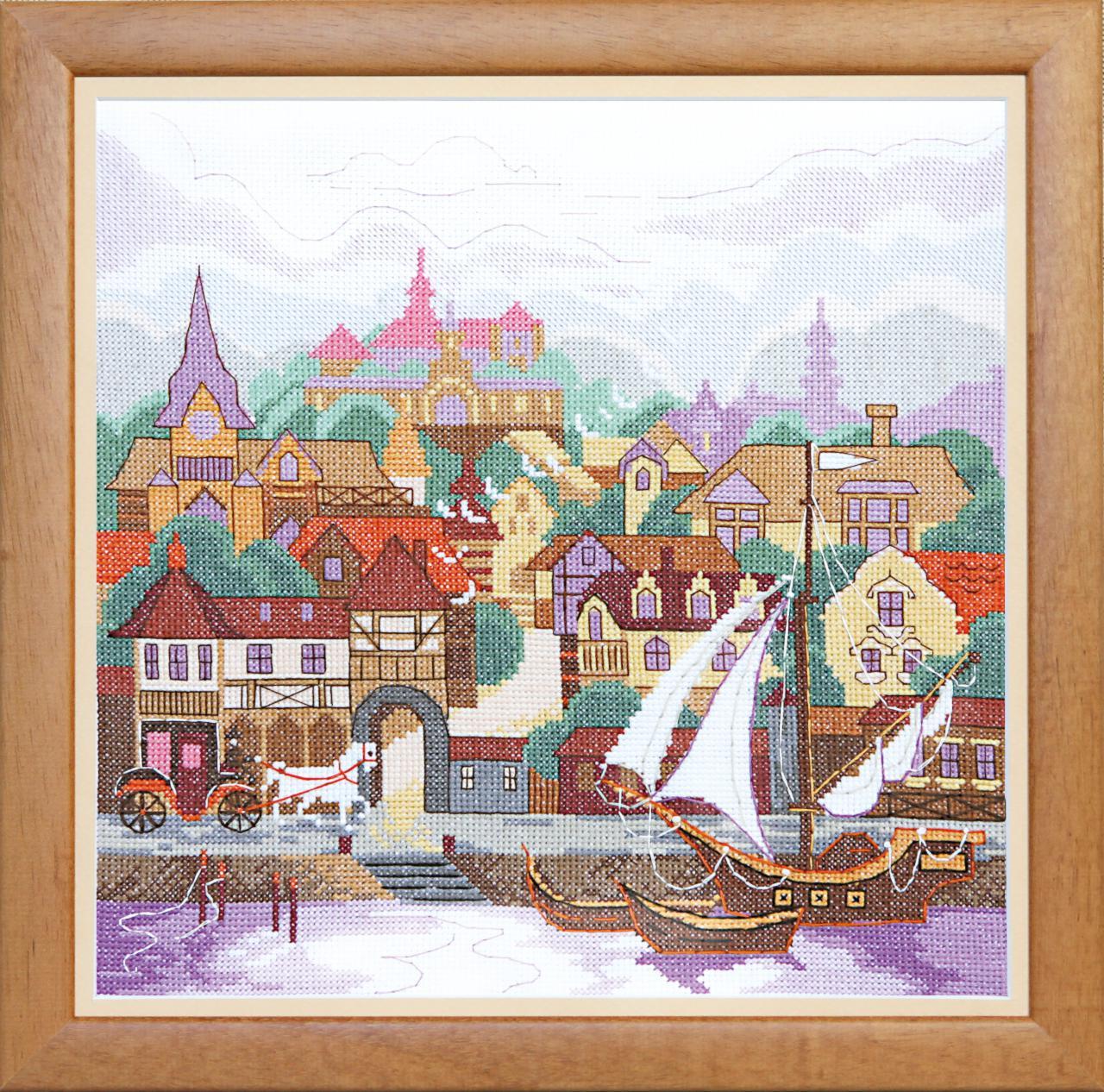 Набор для вышивания крестом Crystal Art Белый парус (ВТ-118)