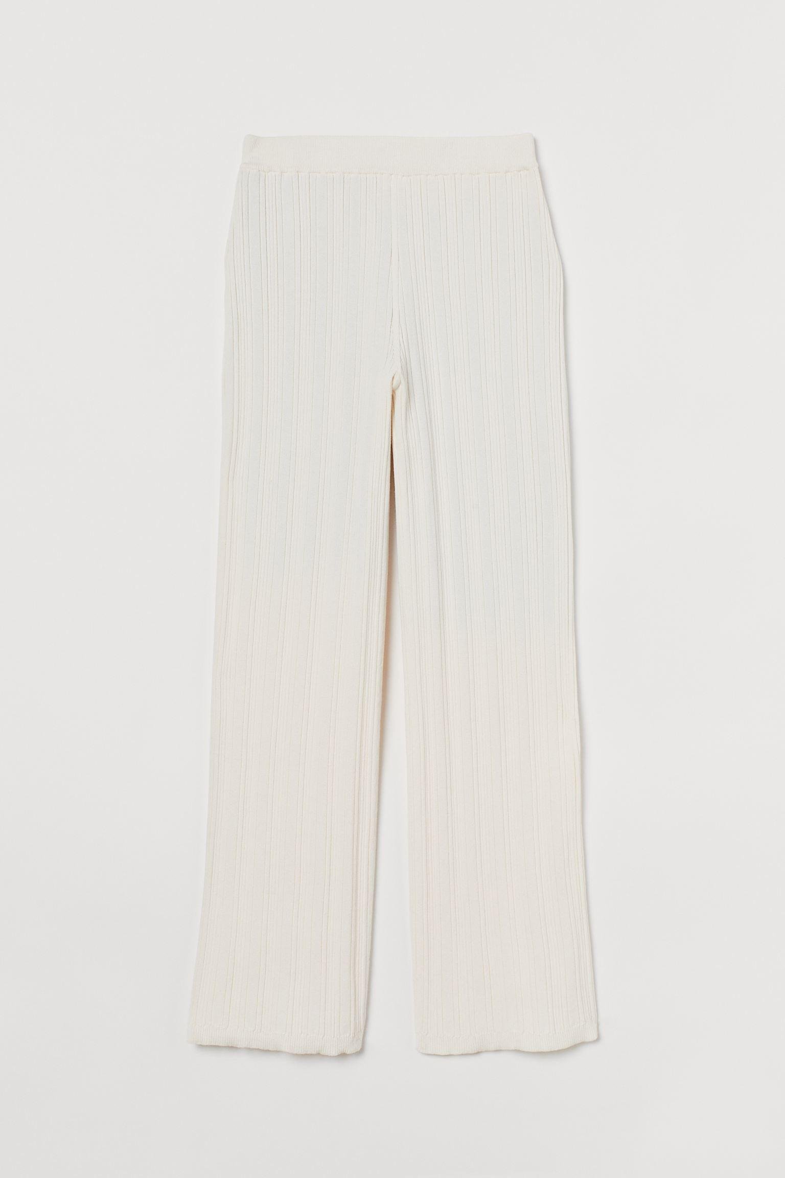 Штани H&M XL Кремовий (S208975215) Штани H&M XL Кремовий (S208975215)