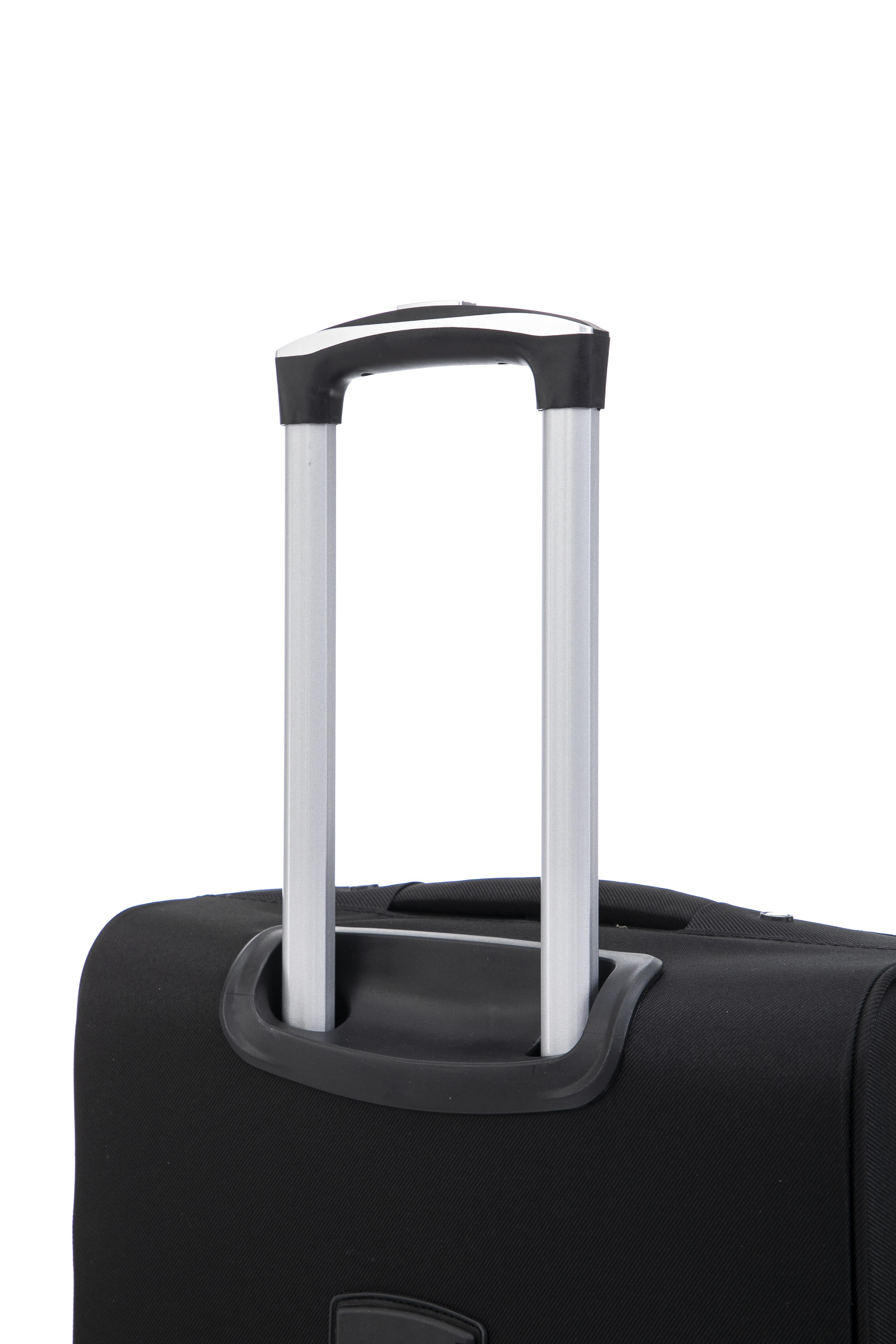 Чемодан Bonro Tourist 4 колеса 3 шт. Чорний (2193) - фото 4 Чемодан Bonro Tourist 4 колеса 3 шт. Чорний (2193) - фото 4