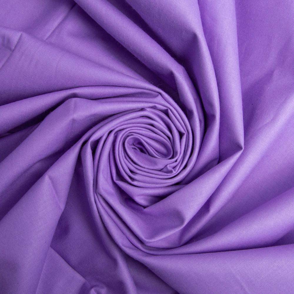 Тканина бязь ранфорс для постільної білизни V-35 2,4 м Темно-бузковий (24817)