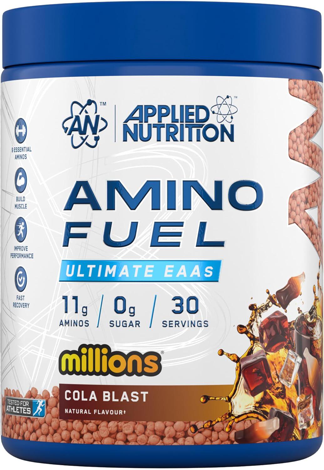 Комплекс амінокислотний Applied Nutrition Amino Fuel EAA Cola Blast 390 г Комплекс амінокислотний Applied Nutrition Amino Fuel EAA Cola Blast 390 г