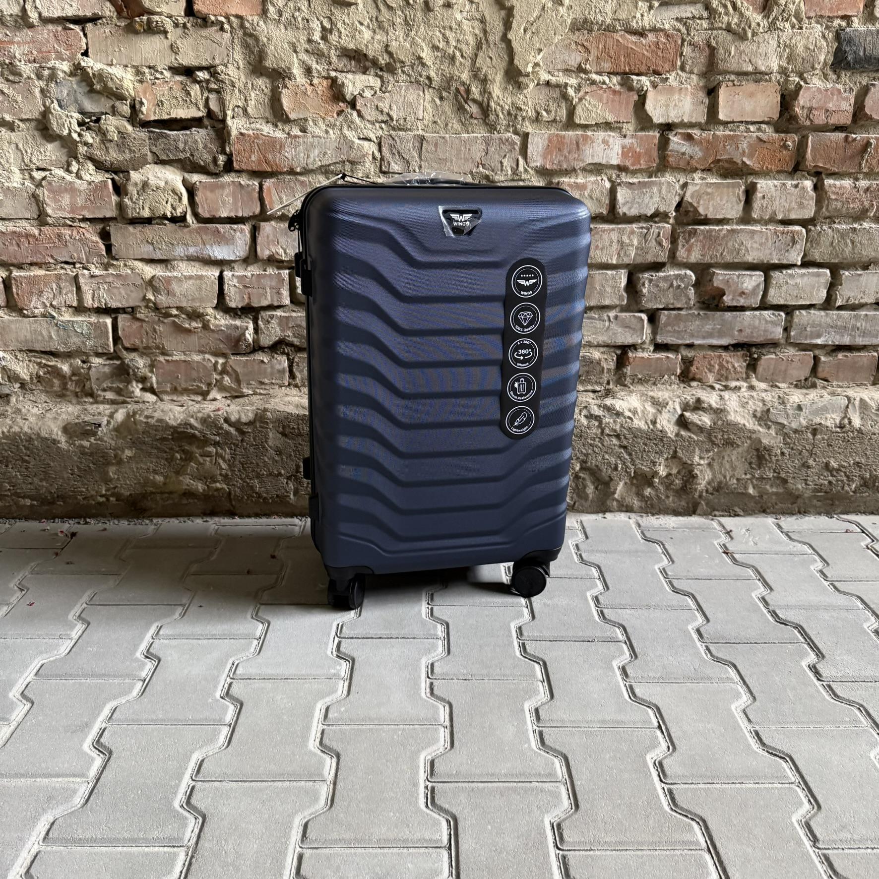 Чемодан Wings PEA01 дорожный М Синий (26557314) - фото 2 Чемодан Wings PEA01 дорожный М Синий (26557314) - фото 2