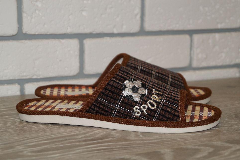 Тапочки мужские Sanlin р. 44/45 28,5 см Коричневый (31186-4445)