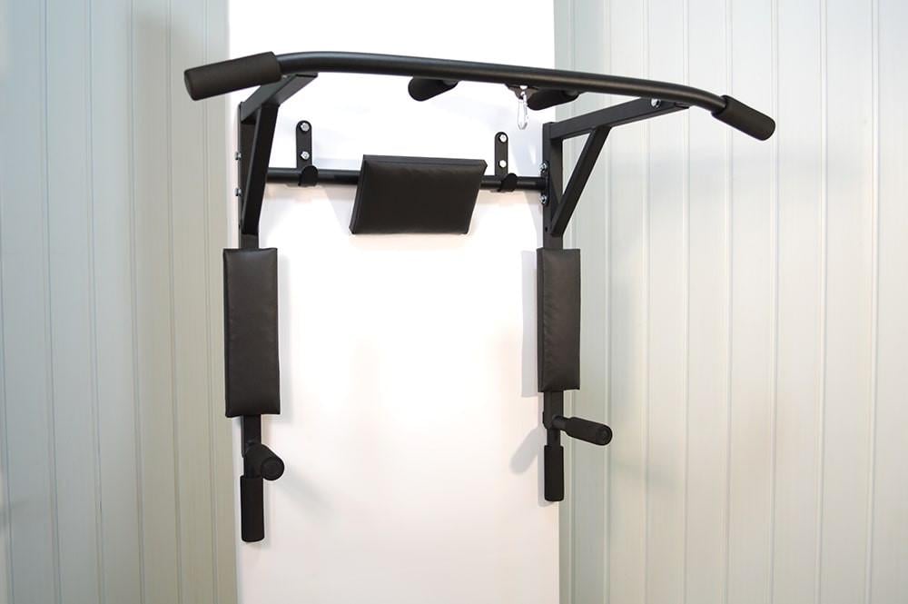 Турнік-бруси SAB В2УС посилений настінний розбірний з адаптивною спинкою для преса Чорний (0002) - фото 7