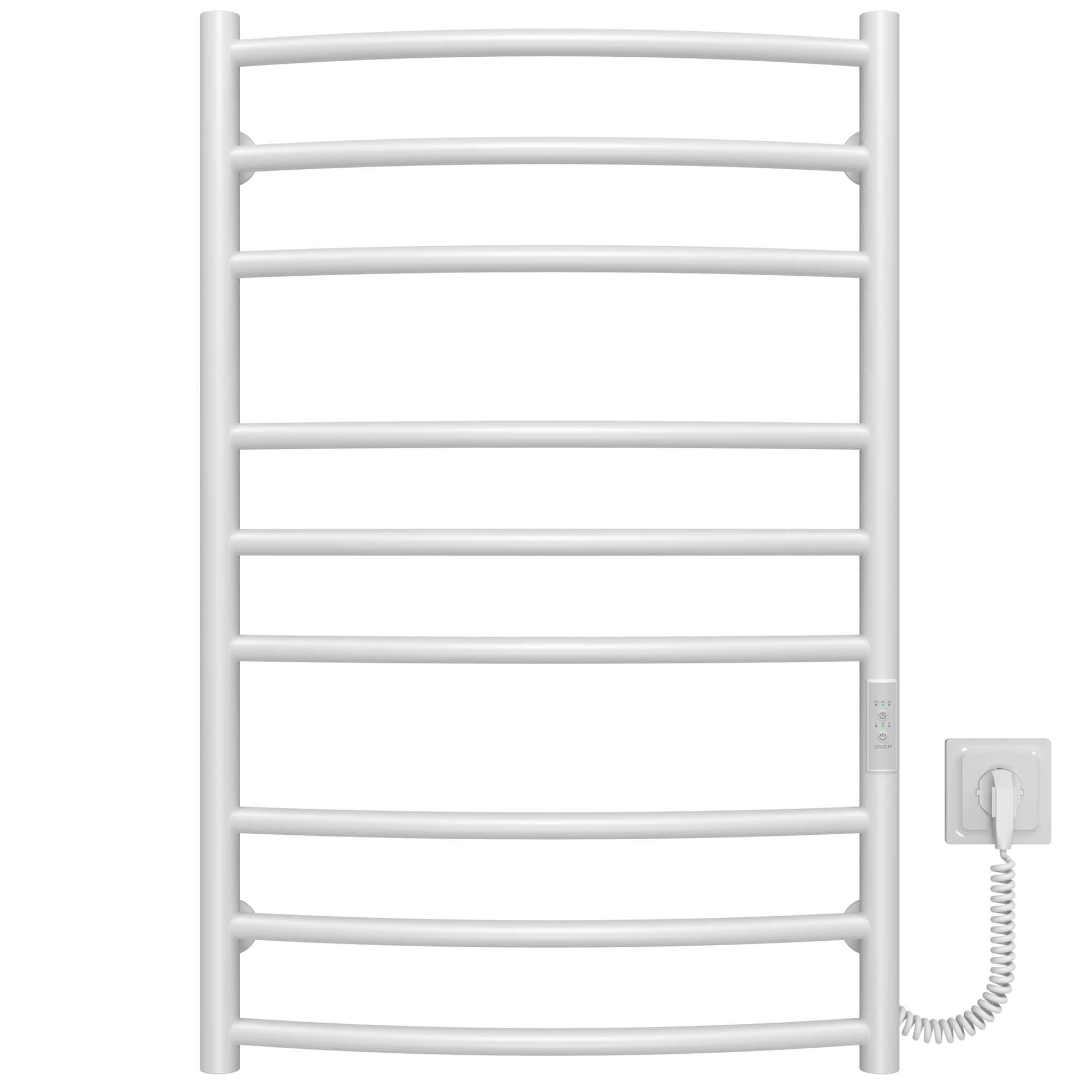 Рушникосушарка електрична Deffi Класік Еліт П9 WD03 праве підключення нержавіюча сталь 600х800 мм Білий (C.KE.80.60.9.E.W.R.3)