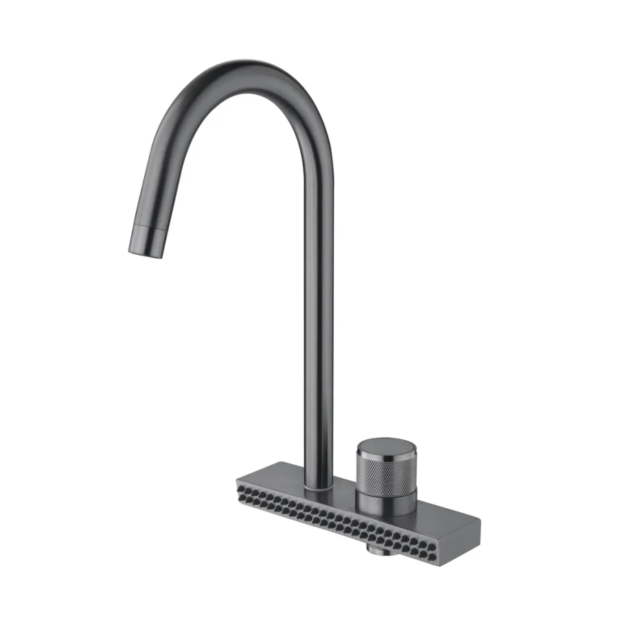 Смеситель для кухни MIXXUS FOL-011 водопад Graphite (MI6346)