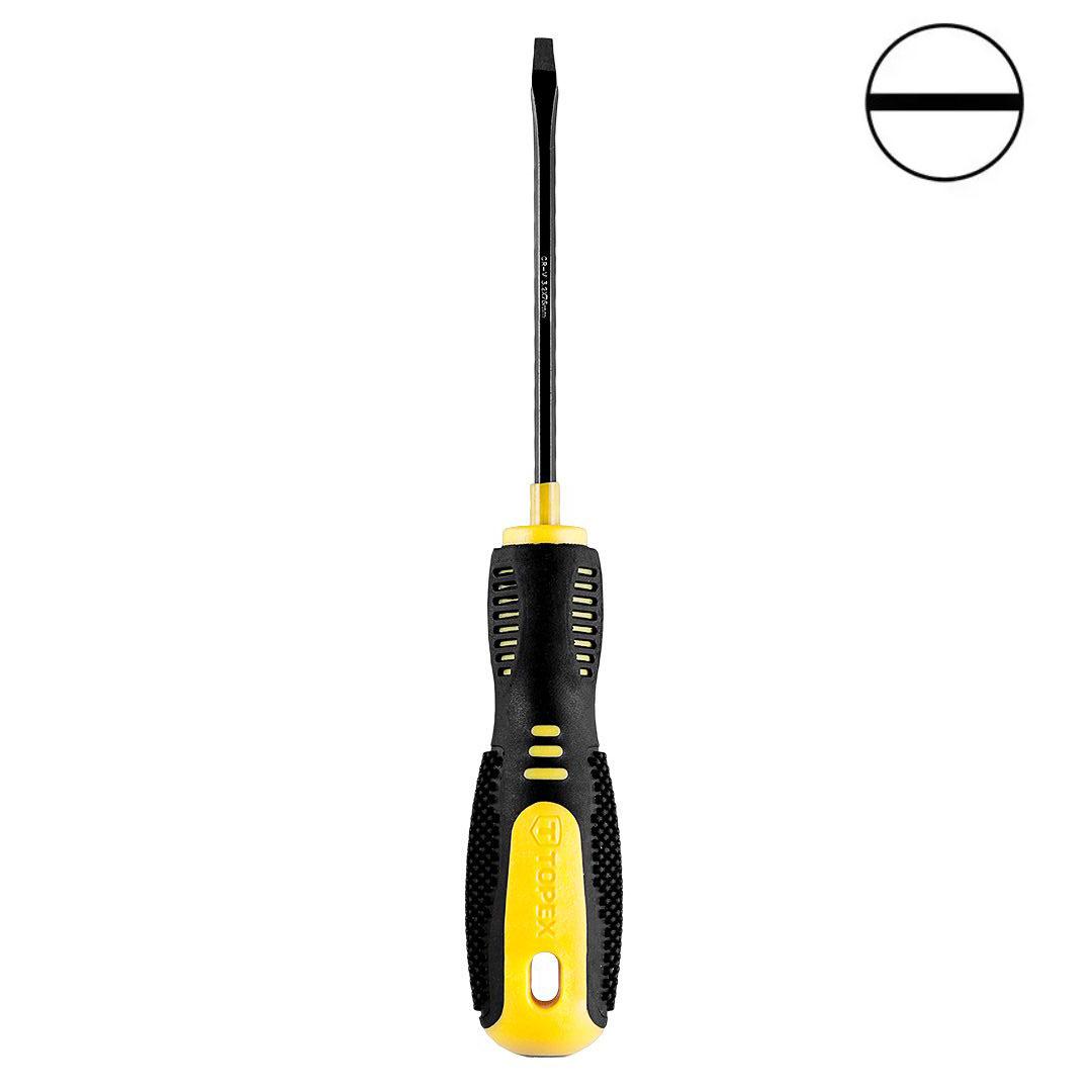 Отвертка плоская SL3,2 Topex 39D801 3,2x75 мм шлицевая магнитная (21911) - фото 3