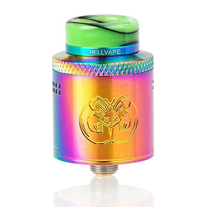 Дрипка-бак для электронного кальяна Hellvape Drop Dead RDA 24 мм Rainbow