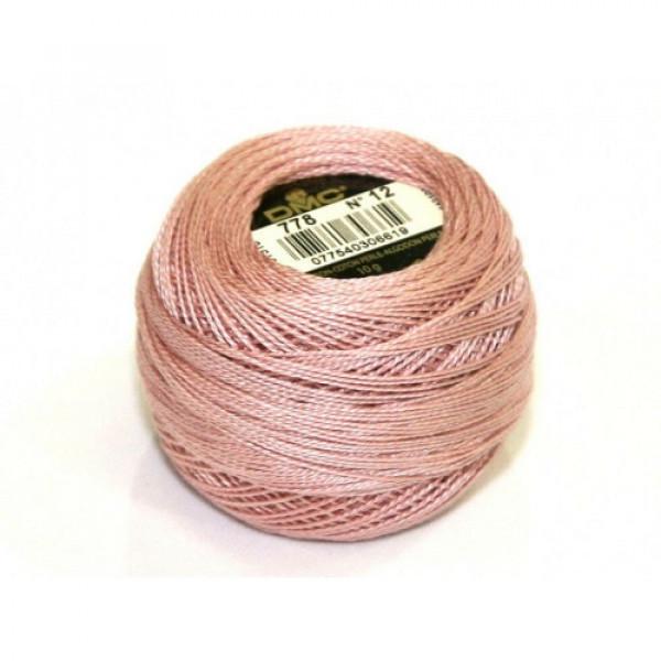 Мулине DMC Perle Cotton Size 12 Very Light Antique Mauve (116 12 778)