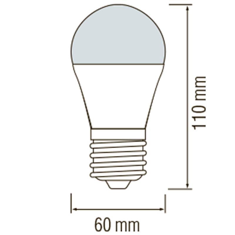 Лампа светодиодная Horoz Electric PREMIER-15 15W 3000К A60 E27 - фото 3