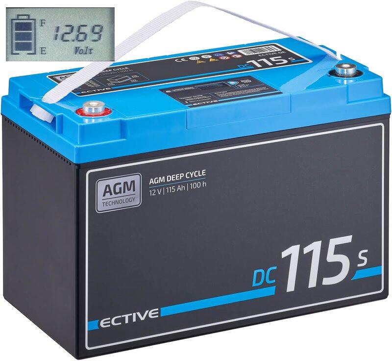 Аккумулятор ECTIVE DC 115S AGM з екраном 12В 115Ач (2289401420) - фото 2 Аккумулятор ECTIVE DC 115S AGM з екраном 12В 115Ач (2289401420) - фото 2