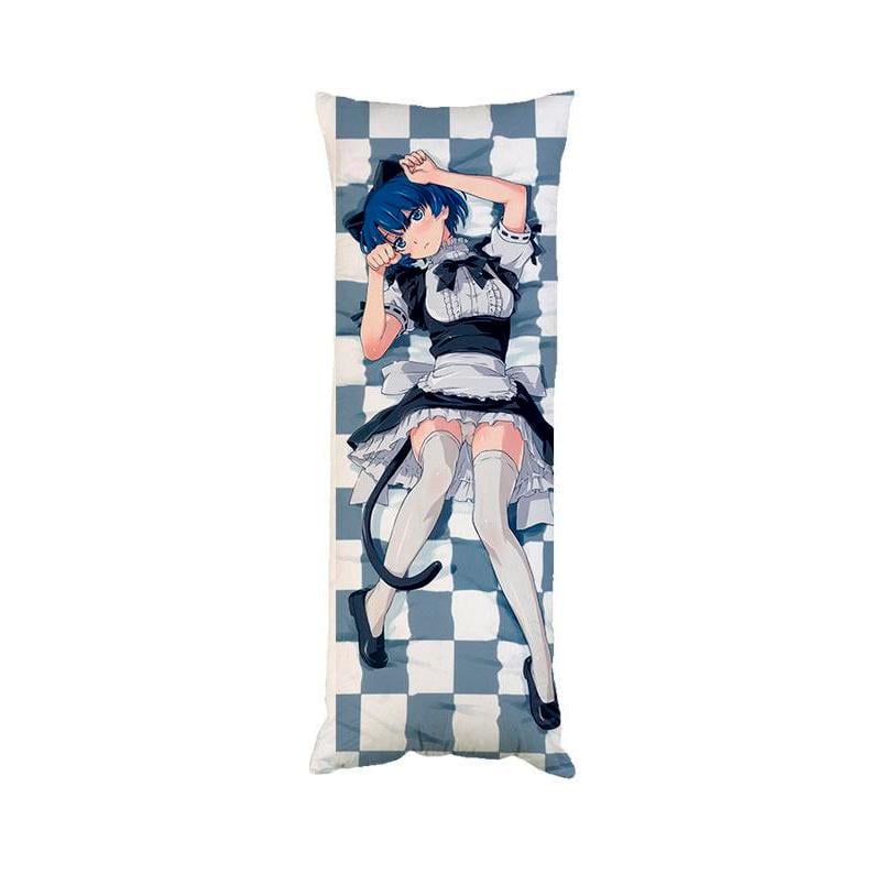 Подушка дакимакура Канна Танигава Ждем тебя летом декоративная ростовая для обнимания 40x120 см (1834007011)