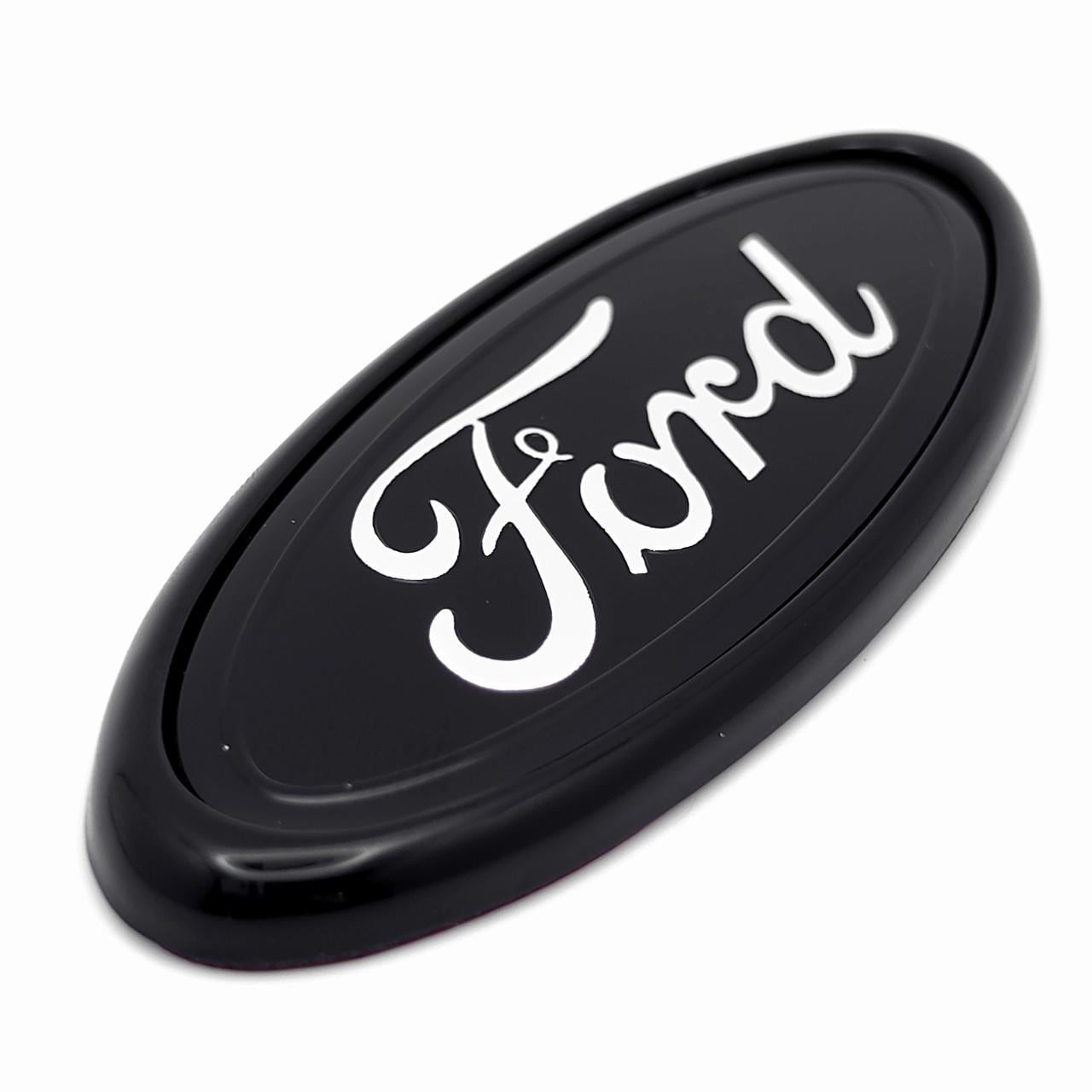 Эмблема логотип Ford 95х38 мм Черный/Хром (3104735074)
