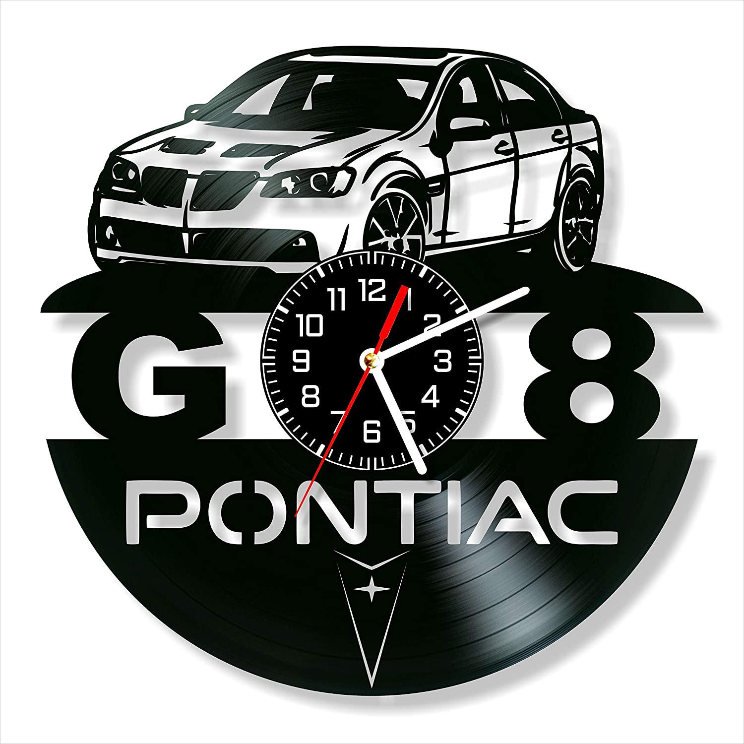 Часы настенные Pontiac G8 1998 из виниловой пластинки