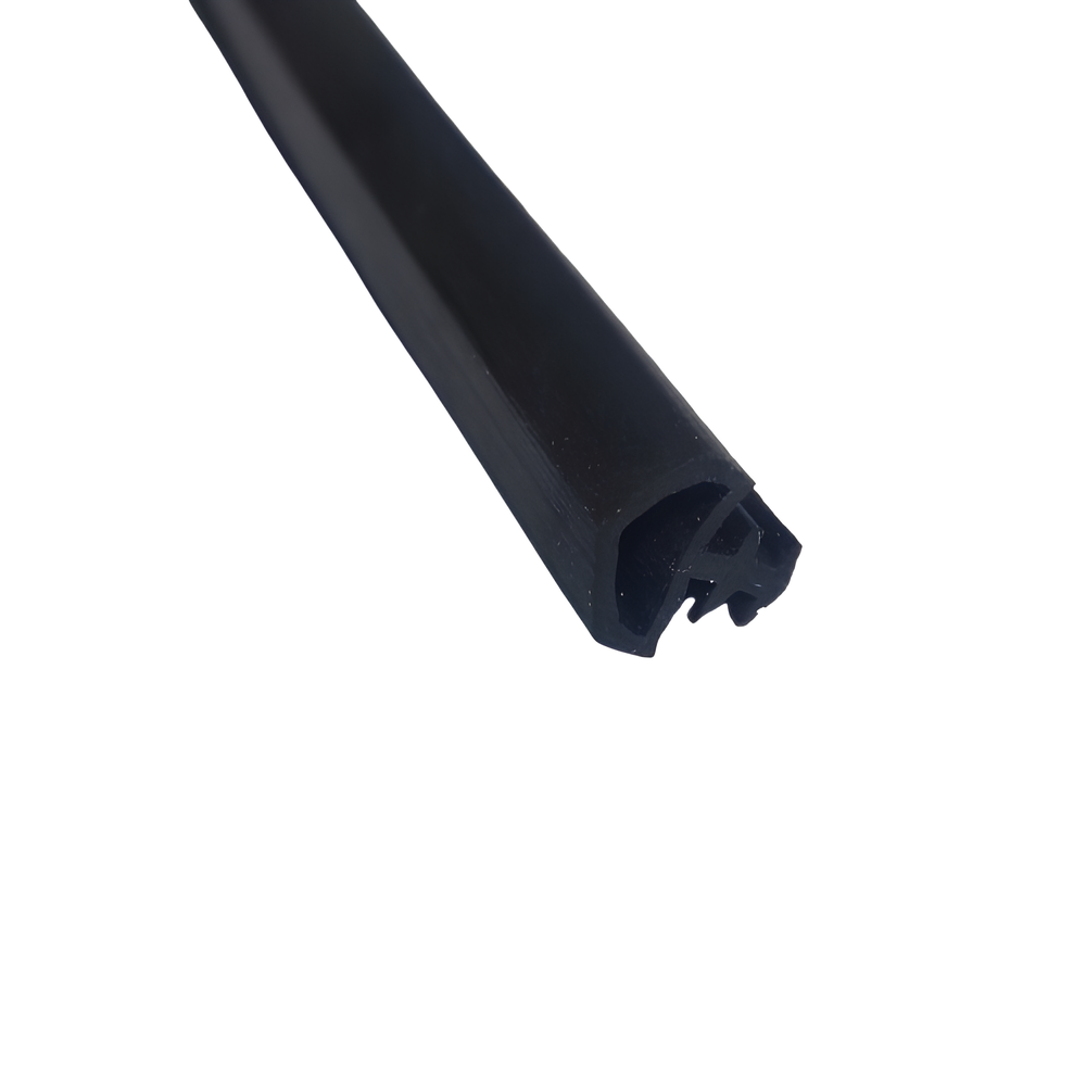 Уплотнитель для межкомнатных дверей ДР-708 домик 10 мм Черный (ДР-708-Ч)