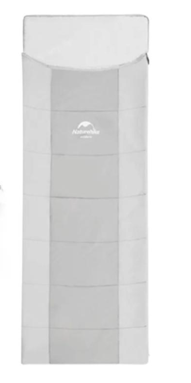 Спальный мешок с подушкой Naturehike 100 NH22MSD01 Серый