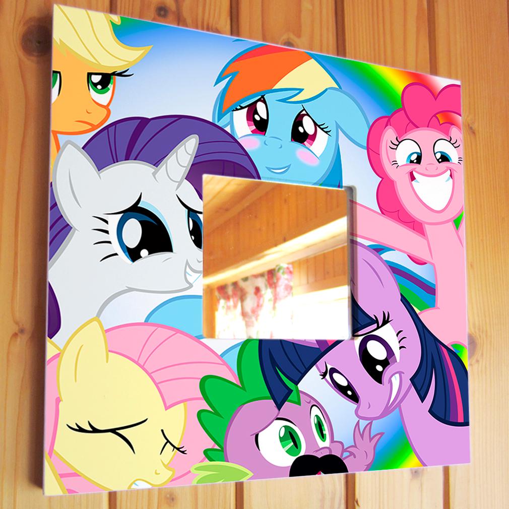 Зеркало декоративное My Little Pony 260х260 мм (M02042) Зеркало декоративное My Little Pony 260х260 мм (M02042)