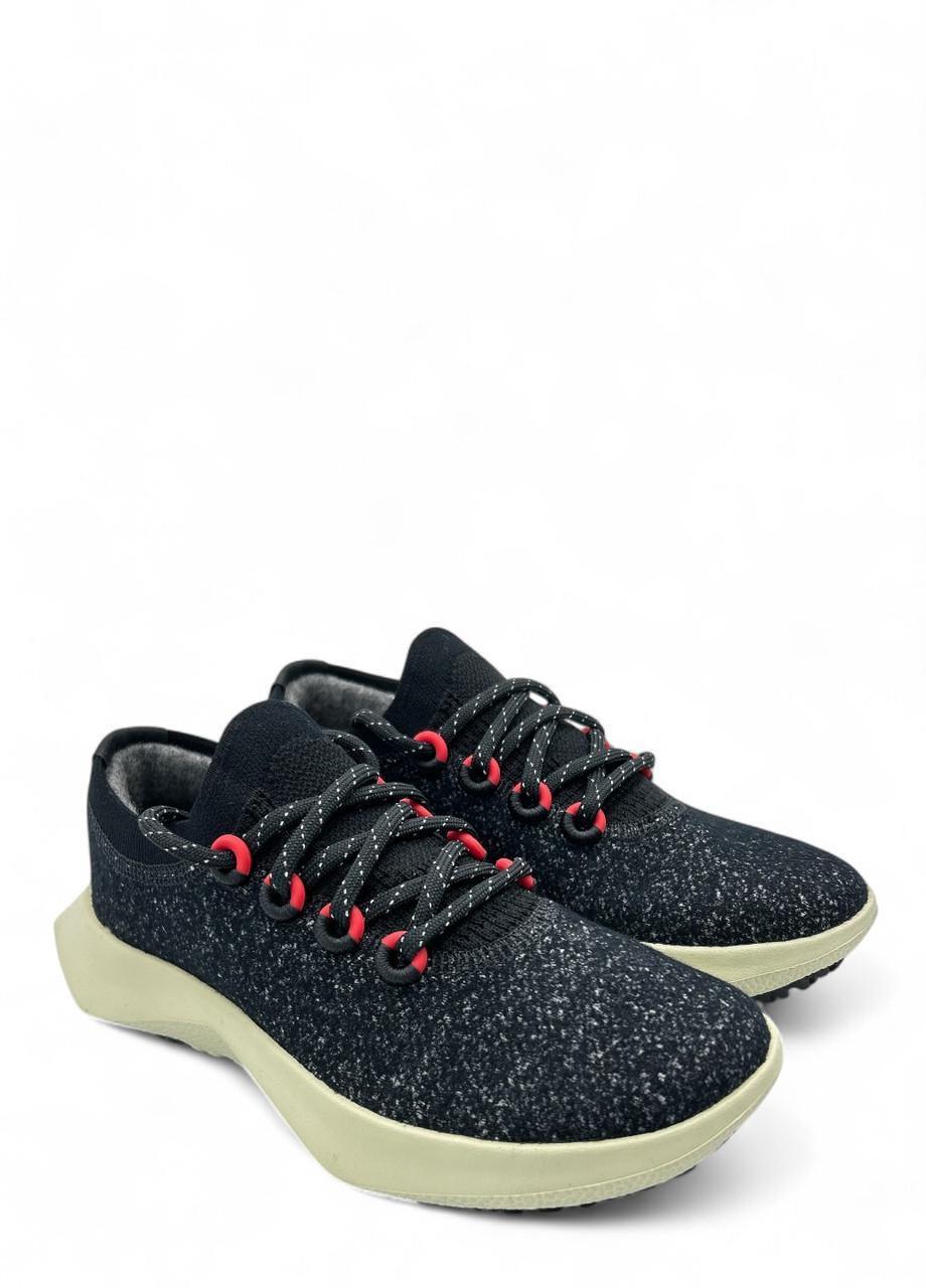 Женские кроссовки Allbirds Wool Dasher 2 Mizzle р. 36,5 24 см Dark Grey/Bloom Red (2795614534)