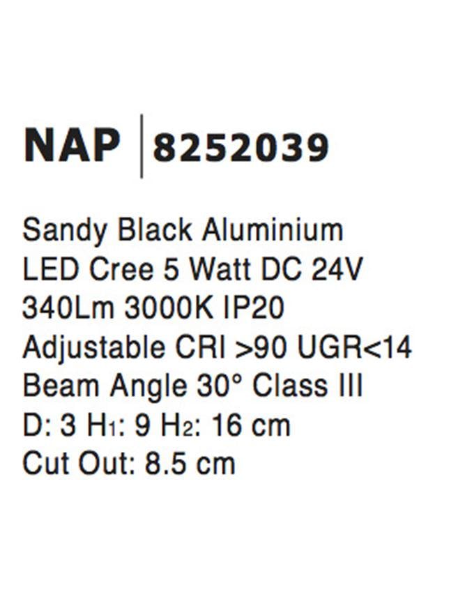 Светильник магнитный Nova Luce Nap (8252039) - фото 3 Светильник магнитный Nova Luce Nap (8252039) - фото 3