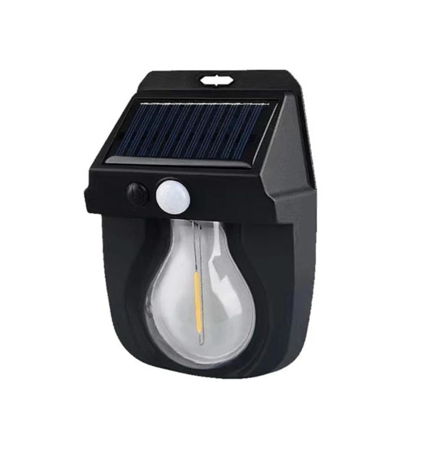 Ліхтар вуличний на сонячній батареї із датчиком руху Solar Wall Lamp COBA CL-118 (23477300)