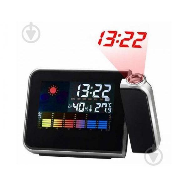 Часы метеостанция BTB SSS 8190 с проектором времени + календарь с термометром