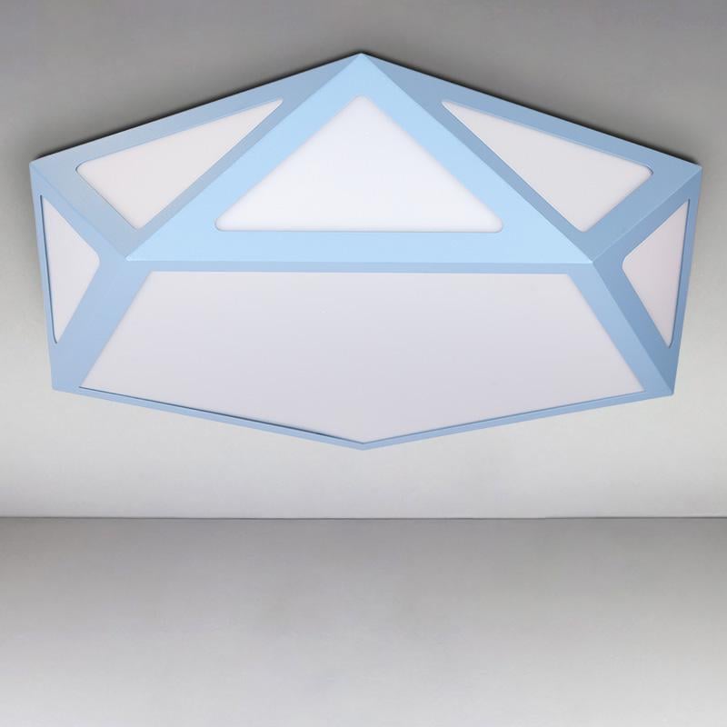 Люстра Light House LS-15346 потолочная LED Голубой (8834)