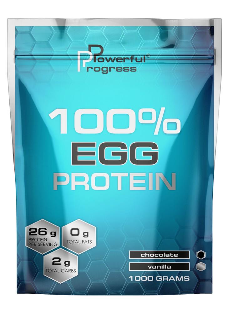 Протеин Powerful Progress 100% Egg Protein 1 кг Шоколад