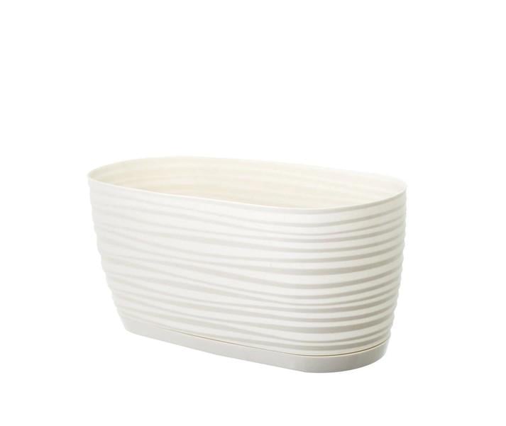 Горшок для цветов Form-Plastic Sahara mini oval 2,7 л Белый (3110-011) - фото 1