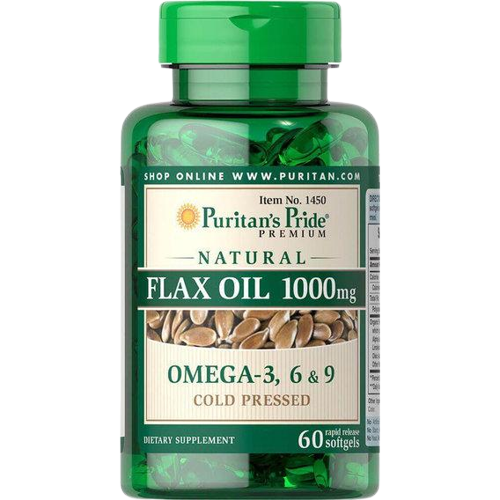 Льняное масло Puritan's Pride Non-GMO Natural Flax Oil 1000 мг 60 капсул (000004150) Льняное масло Puritan's Pride Non-GMO Natural Flax Oil 1000 мг 60 капсул (000004150)