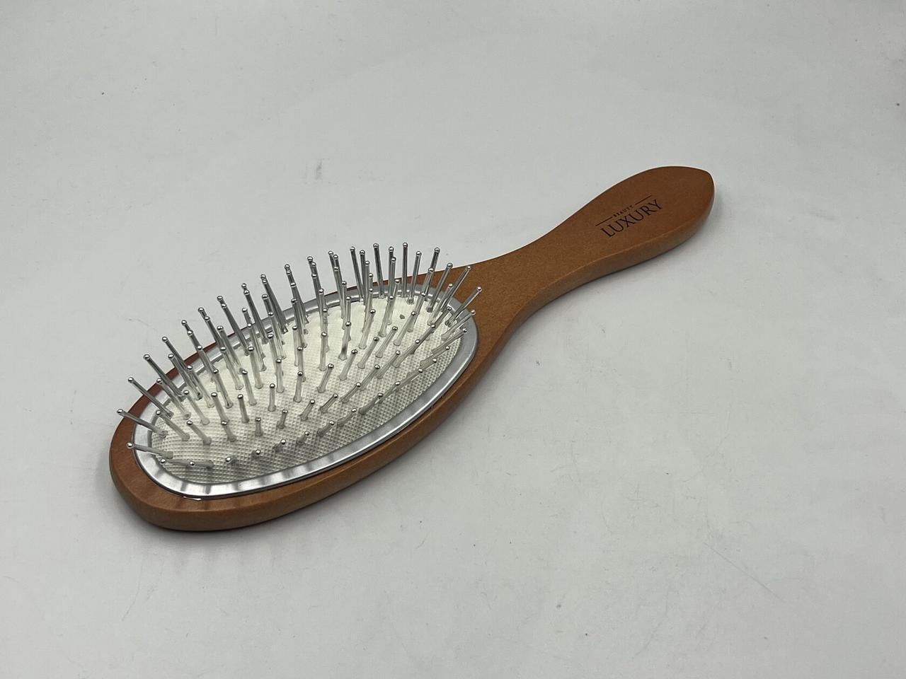 Щетка массажная для волос деревянная Beauty Luxury HB-03-19