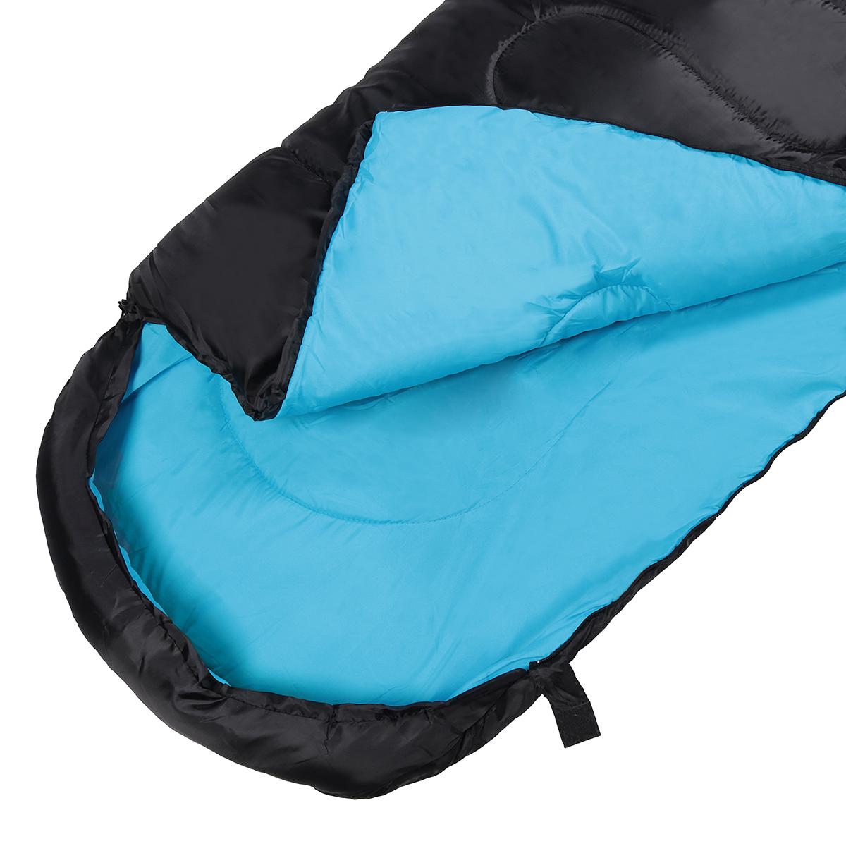 Спальный мешок SportVida +2 +21 C R Black/Sky Blue (SV-CC0062) - фото 7