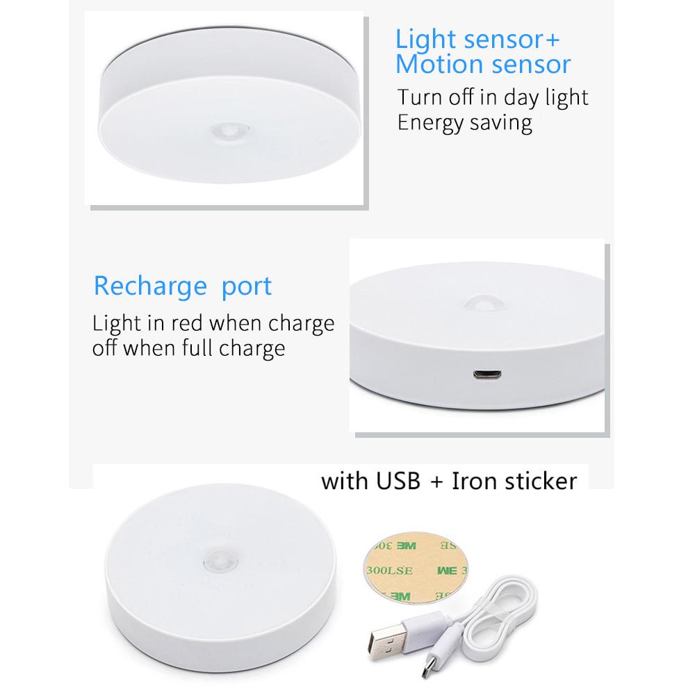 Ночник беспроводной Led Smart sensor light на аккумуляторе с датчиком движения (19461143) - фото 11