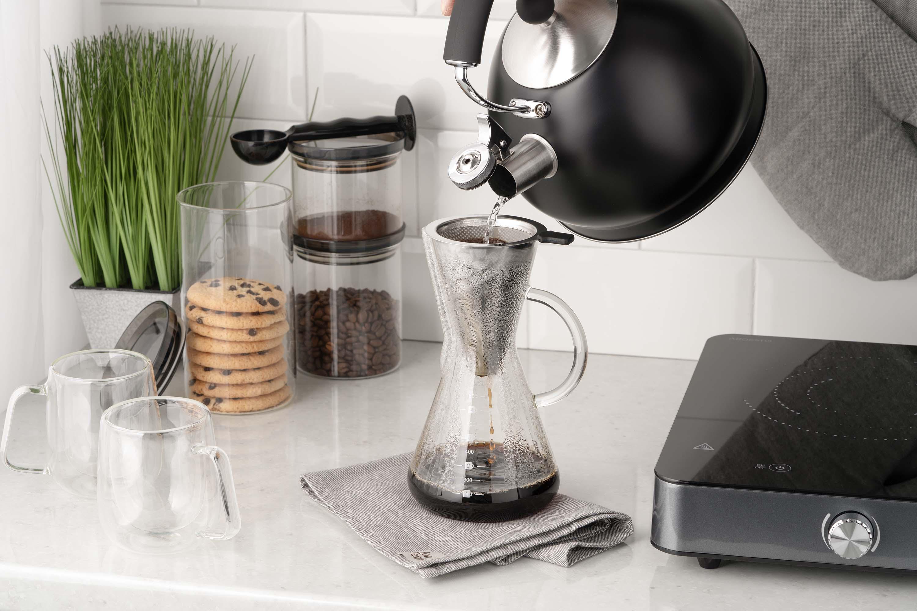 Кемекс для заварювання кави з фільтром Ardesto Black Mars AR0706CM 600 мл - фото 7