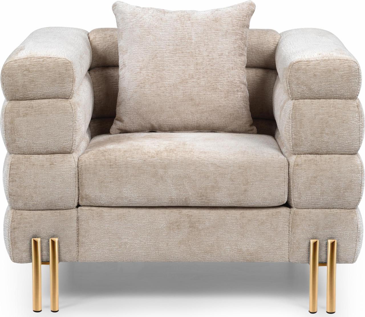 Кресло Avalon Wheat relief gold feet (13927)