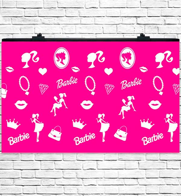 Праздничный плакат Barbie 75х120 см Pink (12736035)