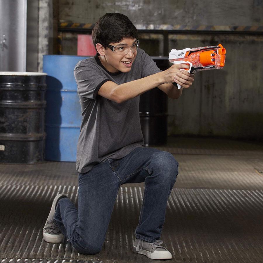 Бластер Nerf Elite Strongarm Clear (E5753) - фото 7
