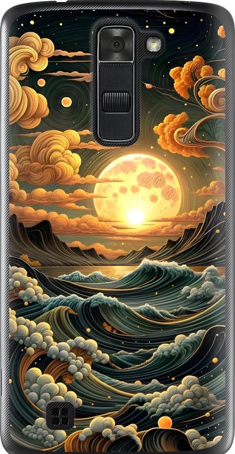 Чехол на LG K7 Арт волны (6332u-451-42517)