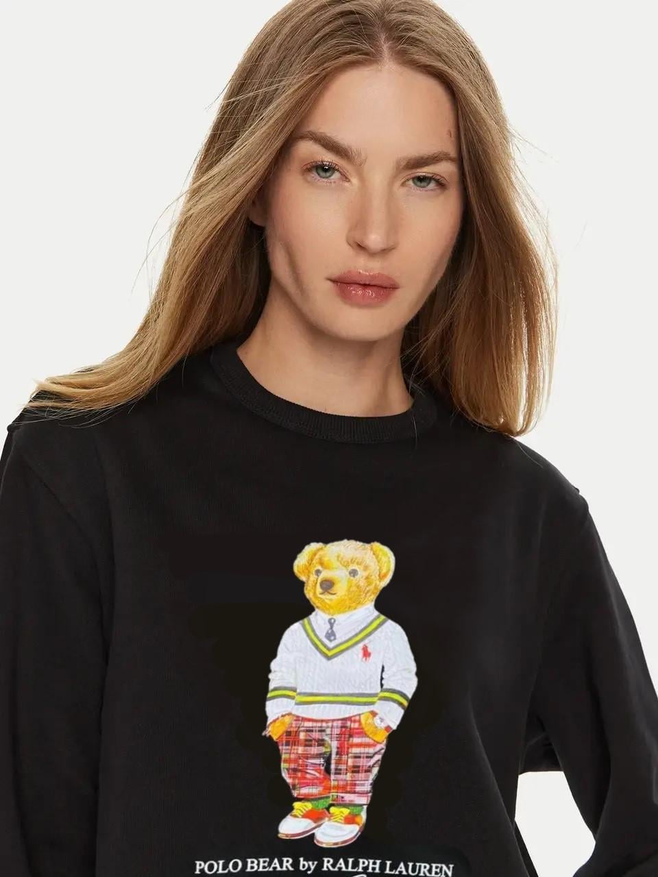 ᐉ Свитшот женский Polo Ralph Lauren Bear RL-0127BL L • Купить в