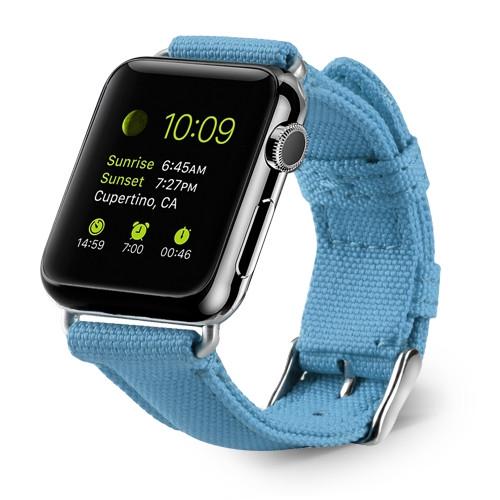 Тканинний ремінець Melkco Mini Polyester Hand Strap for Apple Watch 42mm, Blue