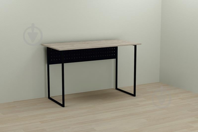 Комп'ютерний стіл Ferrum-decor Майк 75x100x60 чорний ДСП Дуб Шервуд 16мм